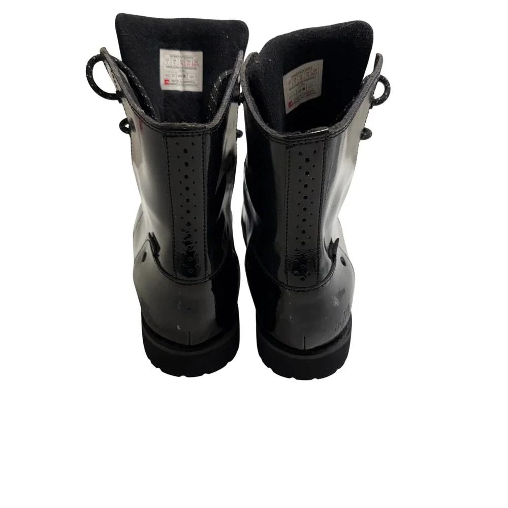 The North Face Ballard Lace‎ Patent Boots Women 7 Black New Waterproof NF0A2UWM